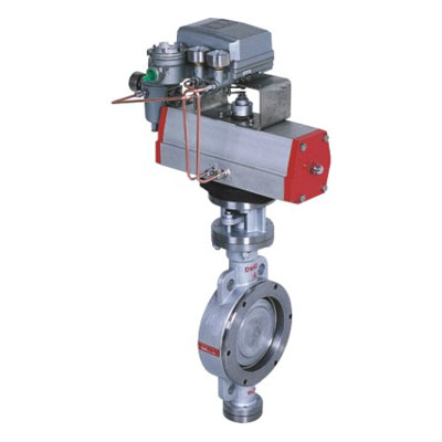 氣動(dòng)對(duì)夾硬密封蝶閥 D673H-16